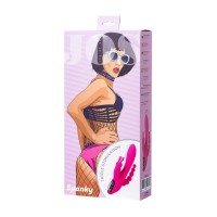 Тройной вибростимулятор JOS SPANKY, силикон, розовый, 21 см
