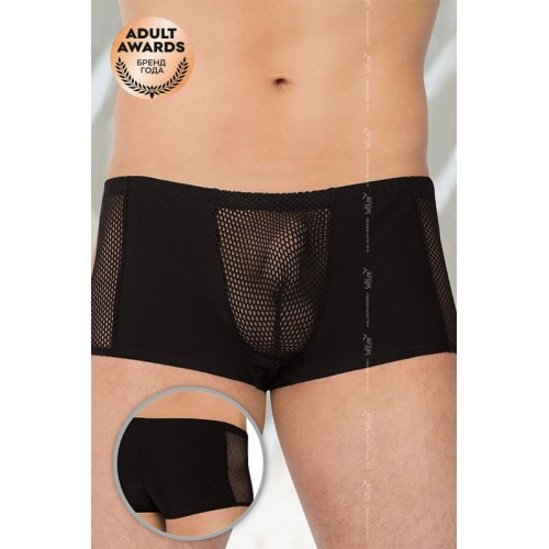 Шорты мужские с сеткой SoftLine Collection, черный, XL