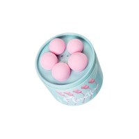 Набор вагинальных шариков Flovetta TULIPS, силикон, розовый, 5,3 см