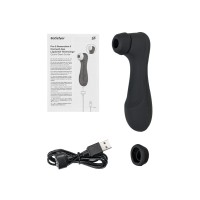 Вакуумный стимулятор клитора Satisfyer Pro 2 Generation 3, Connect App, чёрный, 16,4 см