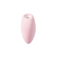 Вакуум-волновой стимулятор клитора с вибрацией Satisfyer Cutie Heart, силикон, розовый, 7,7 см