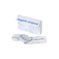 Презервативы Sagami, original Quick 0.02, полиуретан, 17 см, 5,5 см, 6 шт.