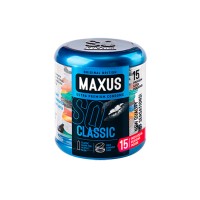 Презервативы Maxus, классические, латекс, железный кейс, 15 шт.
