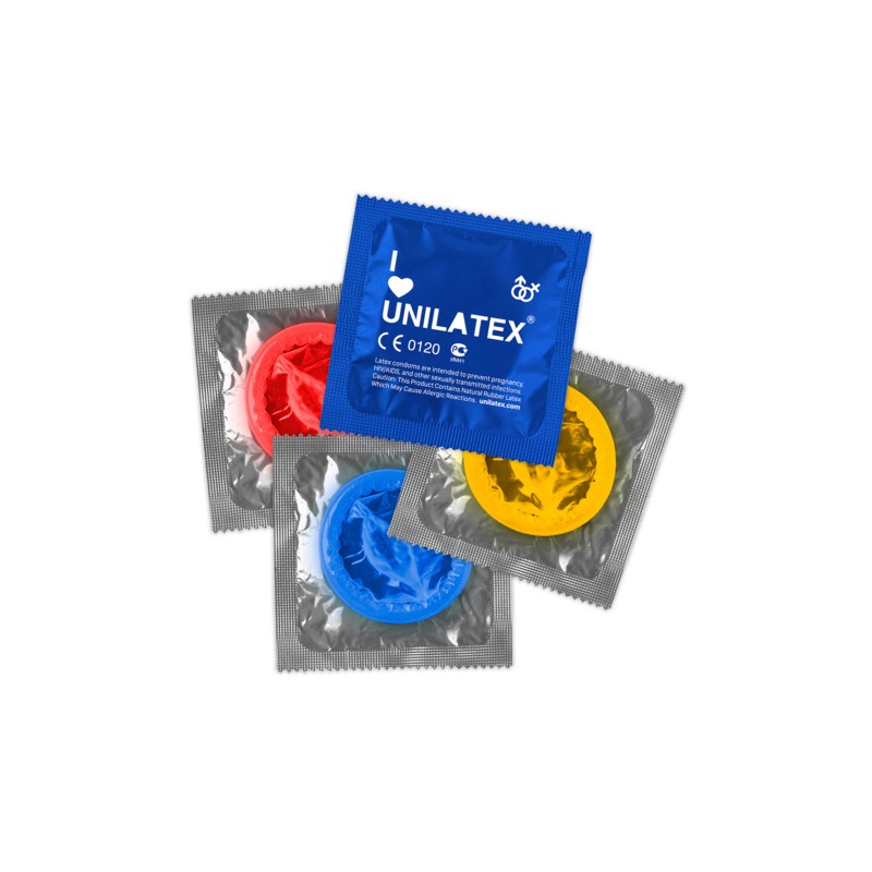Презервативы Unilatex, multifrutis, 19 см, 5,4 см, 144 шт.