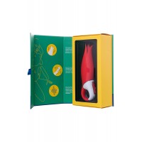 Изображение Satisfyer, Германия Нереалистичный вибратор Satisfyer Vibes Power Flower, силикон, красный, 18,8 см.