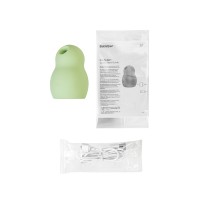 Вакуумный стимулятор клитора с вибрацией Satisfyer Pro To Go 1, мятный, 9 см