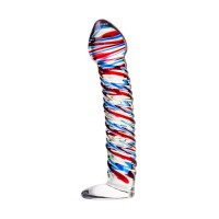 Нереалистичный фаллоимитатор Sexus Glass, стекло, прозрачный, 16,5 см