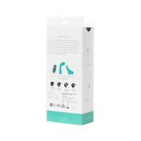 Нереалистичный вибратор Le Stelle PERKS SERIES EX-4, силикон, голубой, 16,5 см