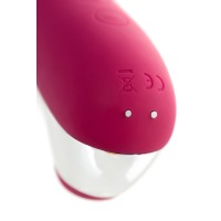 Вакуум-волновой стимулятор клитора Satisfyer Dual Love Connect App, силикон, красный, 16 см.