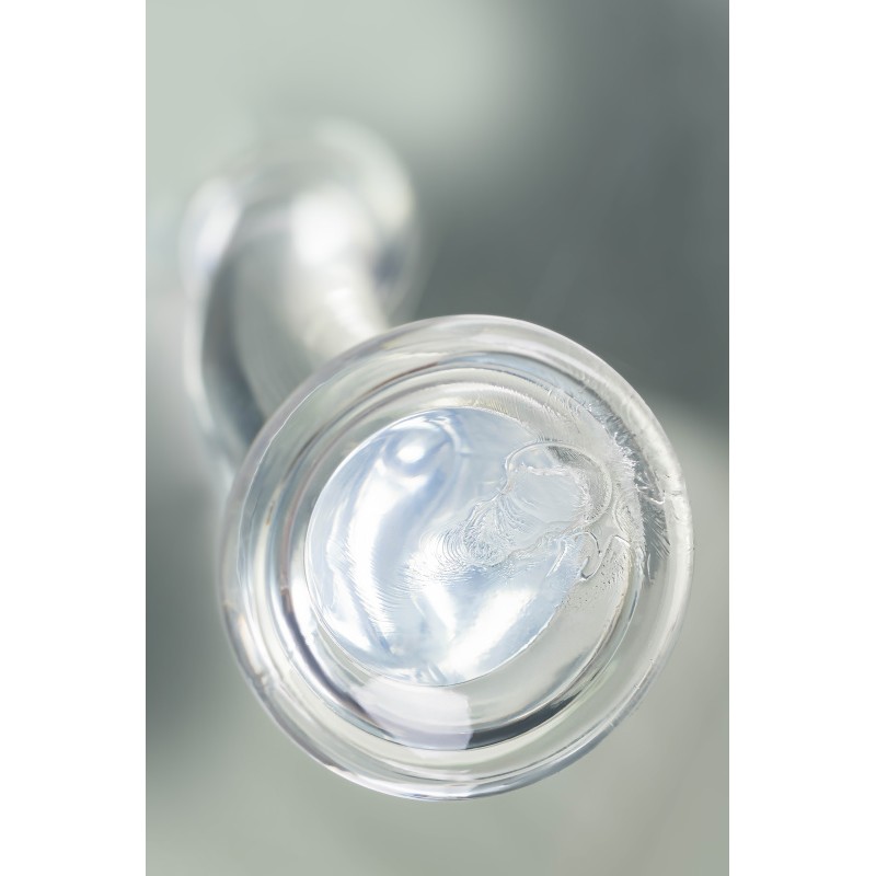 Нереалистичный фаллоимитатор Jelly Dildo XL Toyfa Basic, TPE, прозрачный, 22 см