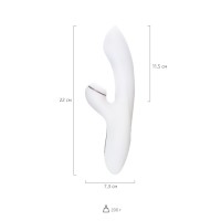 Вибратор Satisfyer Pro+ G-Spot, с вакуум-волновым стимулятором, силикон, белый, 22 см