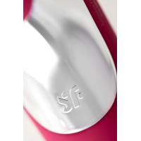 Вакуум-волновой стимулятор клитора Satisfyer Dual Love Connect App, силикон, красный, 16 см.