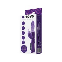 Вибратор с клиторальным стимулятором TOYFA A-Toys High-Tech fantasy, TPR, фиолетовый, 23 см