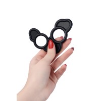 Набор эрекционных колец Sexus Men ELEPHANT RINGS, силикон, чёрный