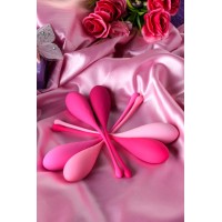 Набор вагинальных шариков Eromantica K-ROSE, силикон, розовый, 6 шт