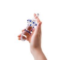 Анальная втулка Sexus Glass, стекло, прозрачная, 14 см, Ø 3,5 см
