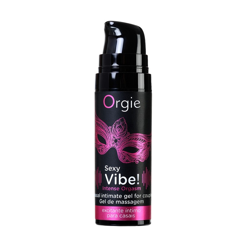 Гель для массажа ORGIE Sexy Vibe Intense Orgasm с разогревающим и охлаждающим эффектом, 15 мл