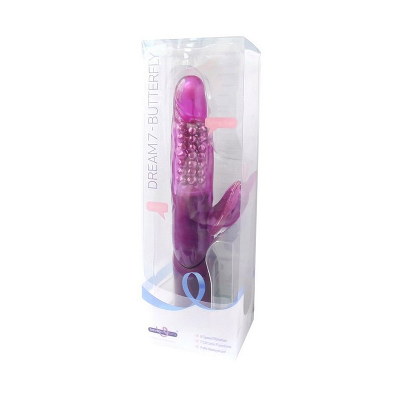 Вибратор многоскоростной Dream Toys PREMIUM RANGE DREAM7 BUTTERFLY 13 см.
