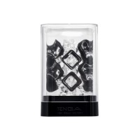 Нереалистичный мастурбатор TENGA Crysta Block, TPE, прозрачный, 15,5 см