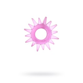 Эрекционное кольцо на пенис TOYFA Basic, TPE, розовый