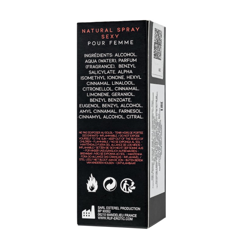 Туалетная вода с афродизиаками RUF SMAK FEMME для женщин, 50 мл
