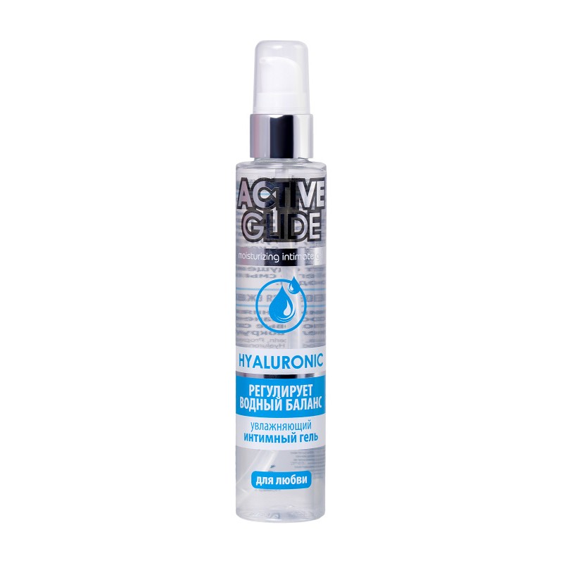 Увлажняющий интимный гель ACTIVE GLIDE HYALURONIC, 100 г