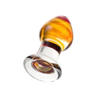 Анальная втулка Sexus Glass, стекло, прозрачная, 9 см, Ø 4 см