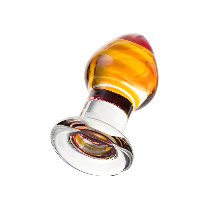 Анальная втулка Sexus Glass, стекло, прозрачная, 9 см, Ø 4 см