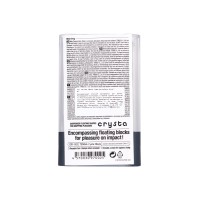 Нереалистичный мастурбатор TENGA Crysta Block, TPE, прозрачный, 15,5 см