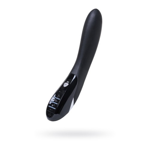 Вибратор Mystim Electric Eric силиконовый с электростимуляцией, черный, 27 см