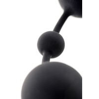 Анальная цепочка Toyfa A-toys Coron, силикон, черный, 35,9см