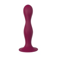 Фаллоимитатор Satisfyer Double Ball-R, силикон, красный, 18 см