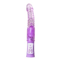 Вибратор с клиторальным стимулятором A-Toys by TOYFA High-Tech fantasy, TPE, фиолетовый, 22, 5 см