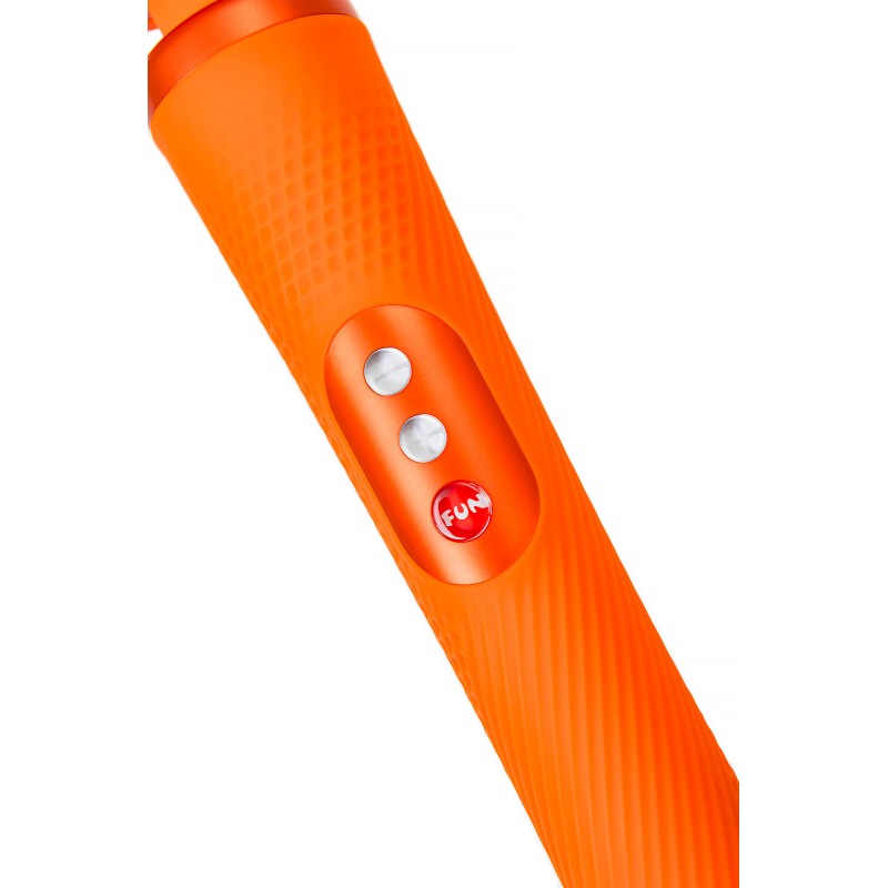 Изображение Fun Factory, Германия Вибромассажер Fun Factory VIM VIBRATING WAND, силикон, оранжевый, 31,3 см
