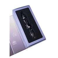Двусторонний фаллоимитатор Satisfyer Dazzling Crystal 1, стекло, прозрачный, 18,5 см