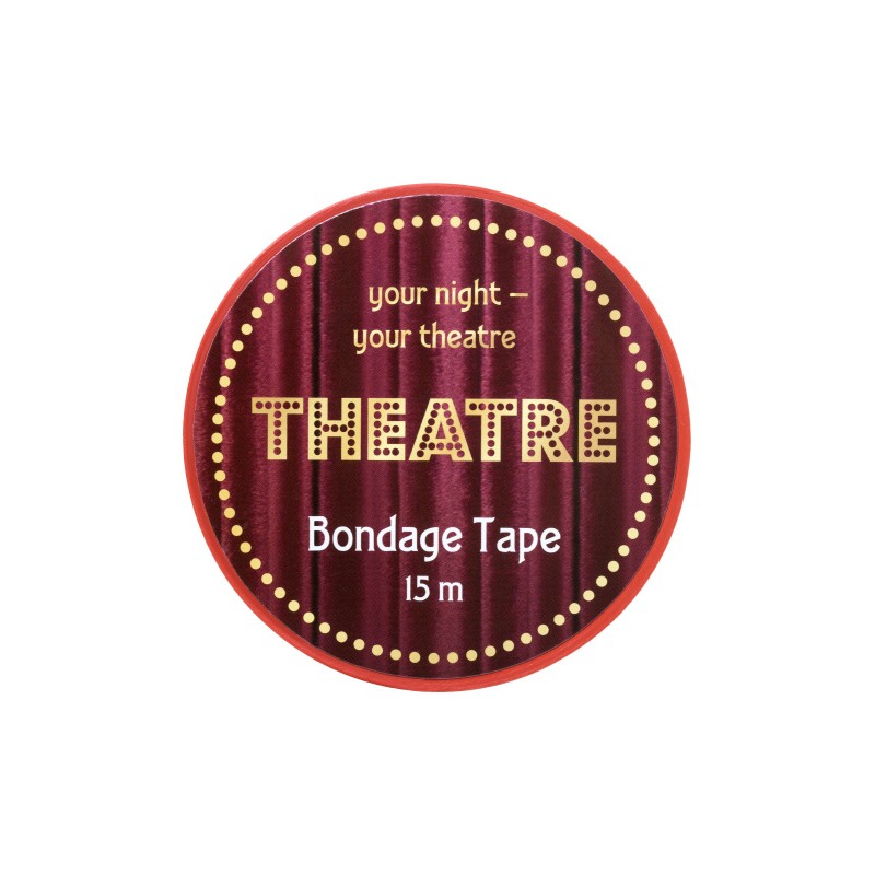 Бондажный скотч Theatre by TOYFA, красный, 15 м.