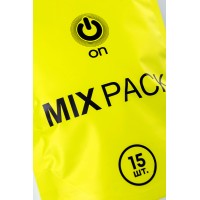 Презервативы On, mix, цветные, аромат, 18,5 см, 5,4 см, 15 шт.