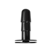 Трусики для страпона RealStick Strap-On Onyx, экокожа, черные