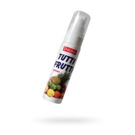 Съедобная гель-смазка TUTTI-FRUTTI для орального секса со вкусом экзотических фруктов 30г