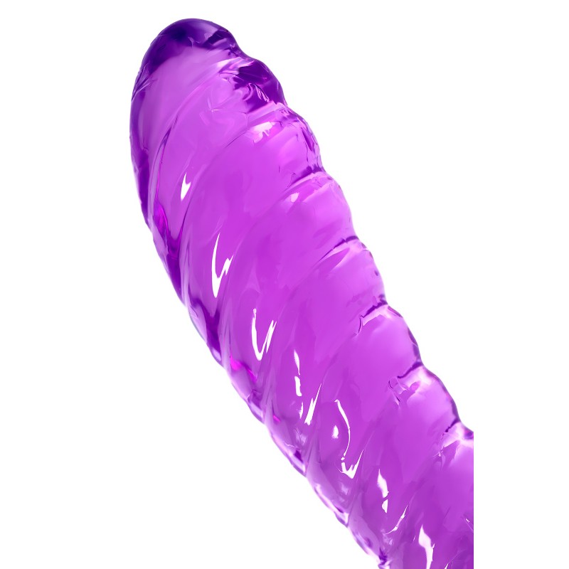 Двусторонний фаллоимитатор A-Toys by TOYFA Frica, TPE, фиолетовый, 23 см