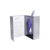 Клиторальный стимулятор OVO, перезаряжаемый, фиолетовый