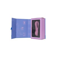 Вибростимулятор Satisfyer Threesome 1, силикон, розовый, 14 см