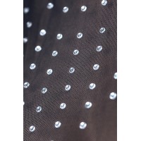Боди со стразами Candy Girl Delight, черное, XL