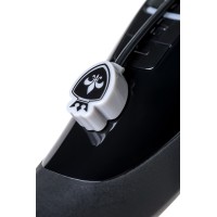 Вибратор Mystim Electric Eric силиконовый с электростимуляцией, черный, 27 см