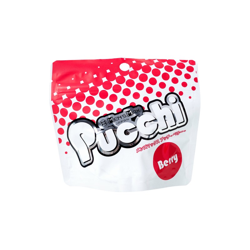Мастурбатор нереалистичный MensMax Pucchi Berry, TPE, белый, 6,5 см