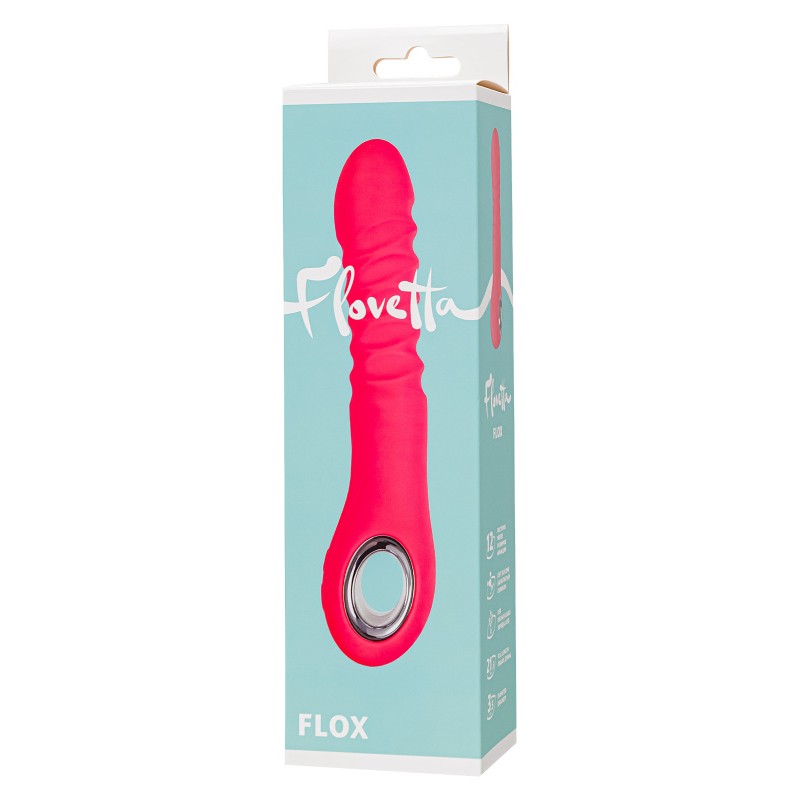 Стимулятор с функцией UP&DOWN Flovetta Flox, силикон, коралловый, 21,5 см