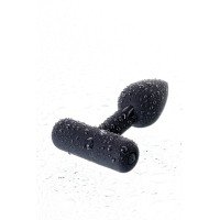 Анальная втулка Erotist SHAFT, силикон, черный, 6,9 см