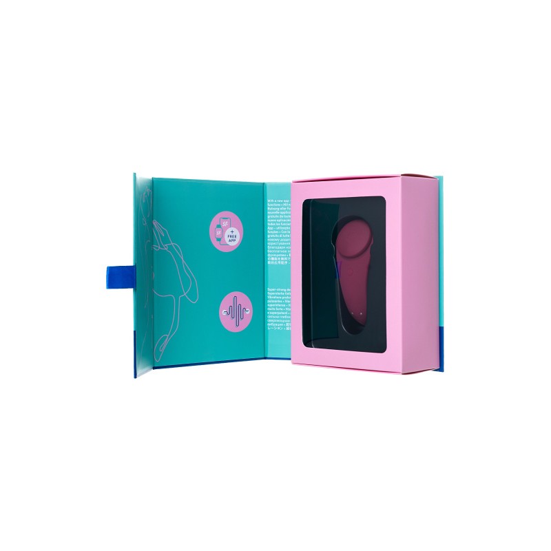 Вибромассажер Satisfyer Sexy Secret, Силикон, Красный, 8,5 см
