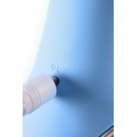 Вибратор с электростимуляцией PHYSICS GALVANI VIBE, силикон, голубой, 21 см