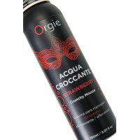 Шипучая пена для массажа Orgie Acqua Croccante, клубника (Strawberry), 150 мл